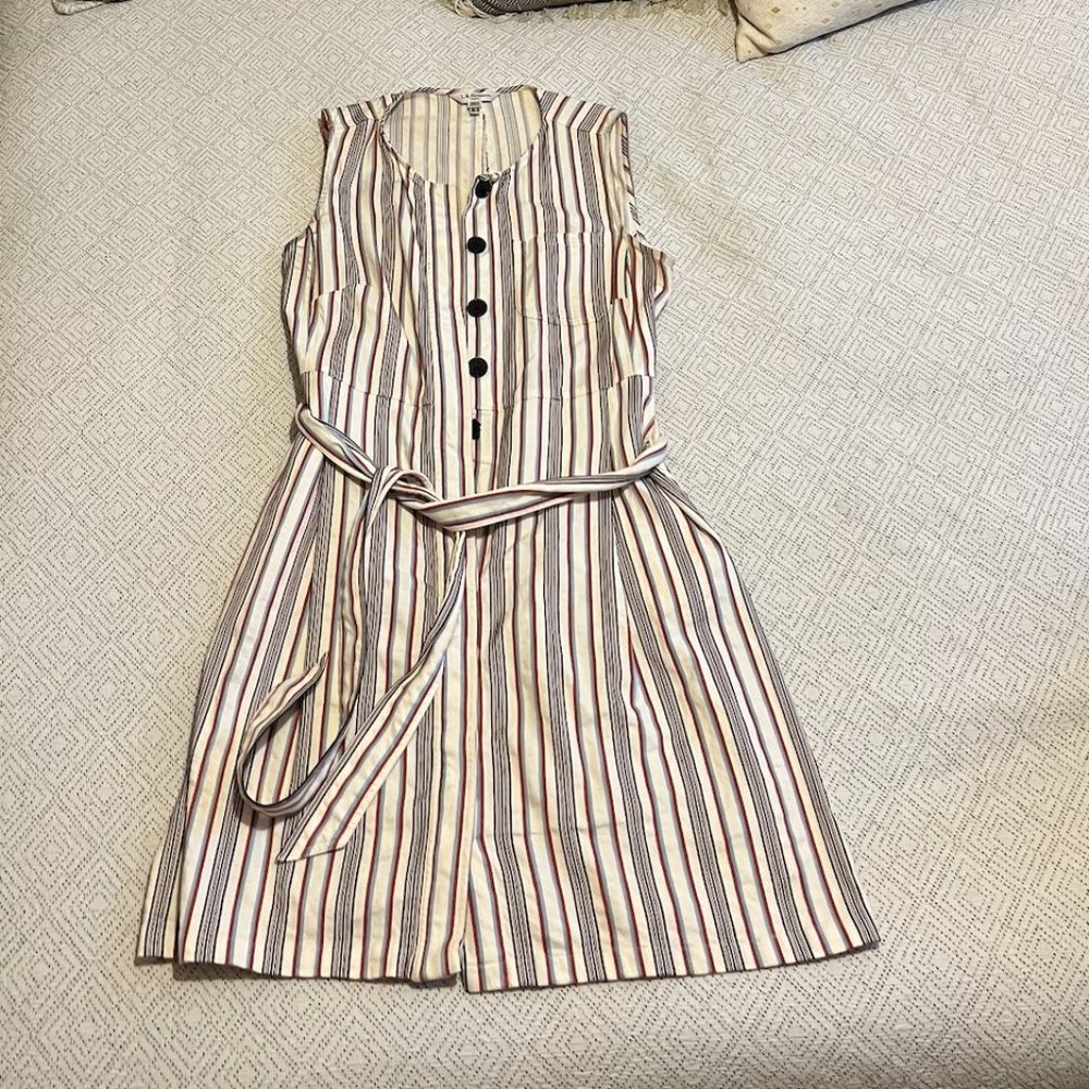 LK Bennett summer striped dress with pockets